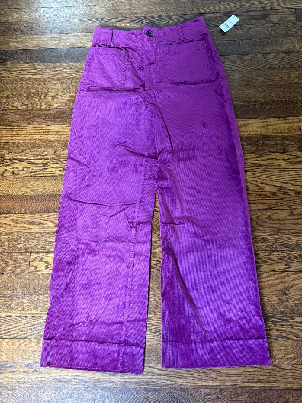 Anthropologie Maeve The Collete Corduroy Pants, NWT, 30 Tall, “Grape”
